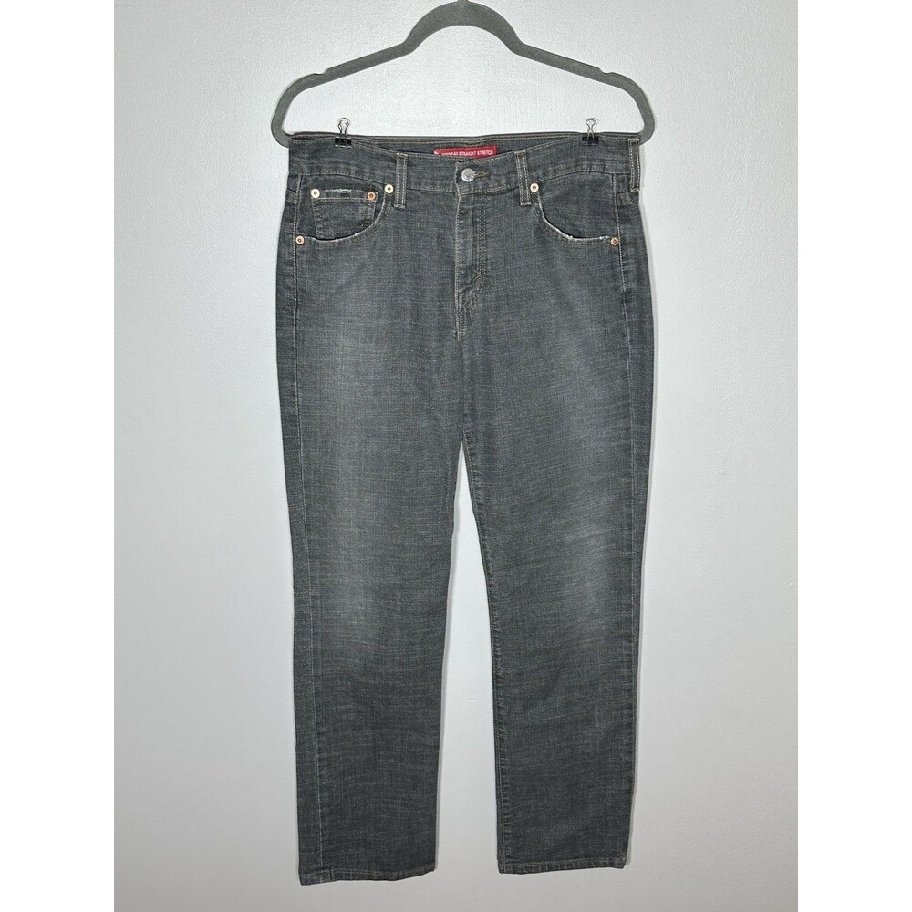 Levi’s 505 Lower Rise Straight Leg Size 10 MIS M Womens Black Denim